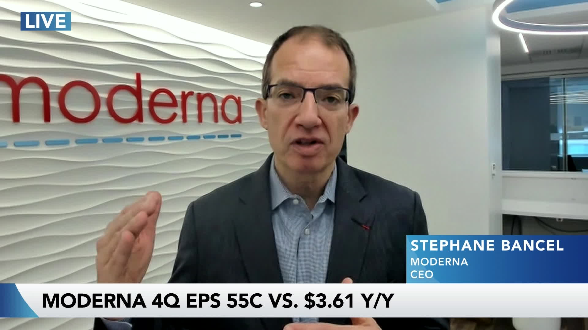 Watch Moderna CEO: 'Excited' About Future Following 4Q Revenue - Bloomberg