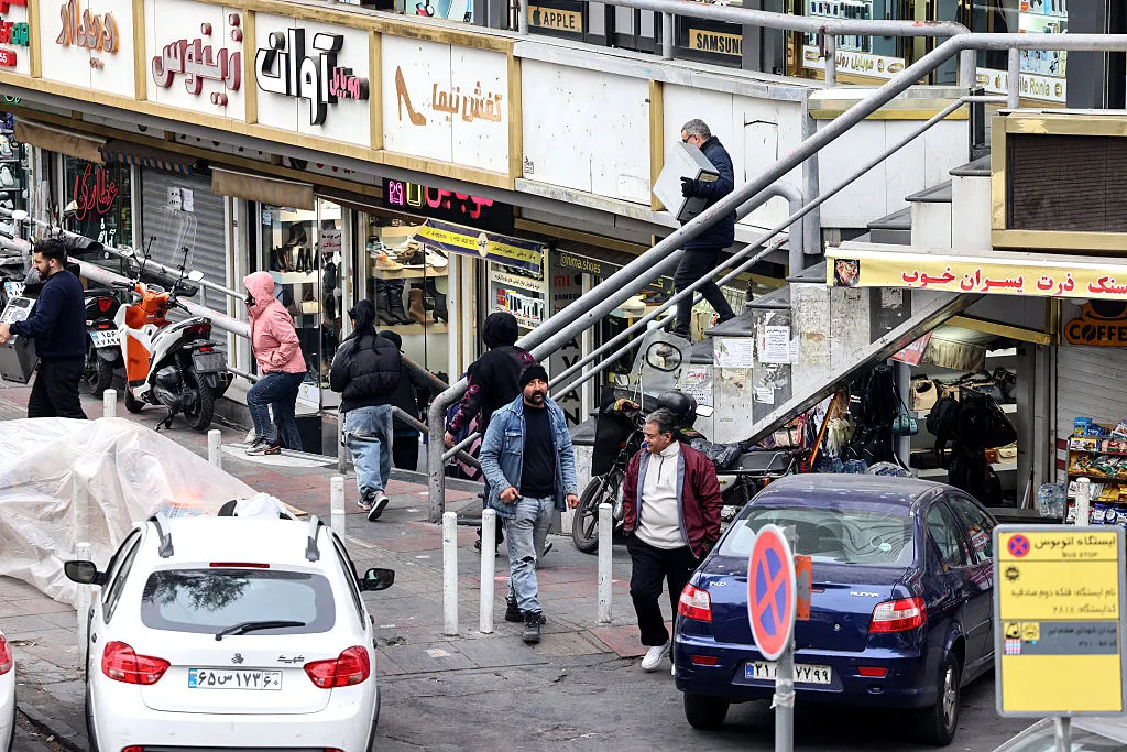 テヘランの街頭