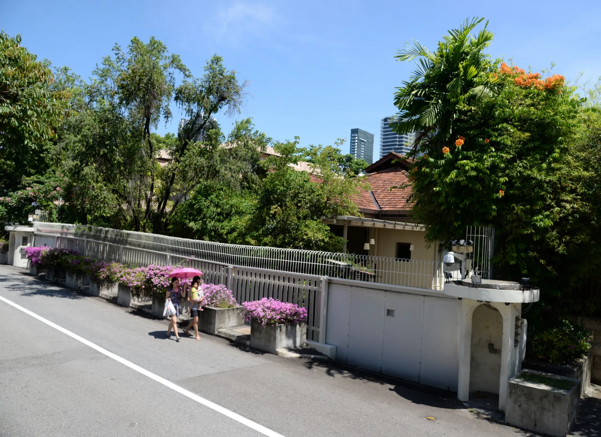 The house of Singapore's first prime minister Lee Kuan Yew at 38 Oxley Road in Singapore in 2017.&nbsp;