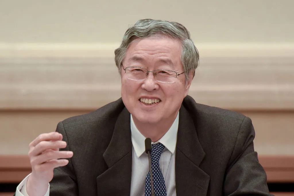 The PBOC's Zhou warned against complacency.
