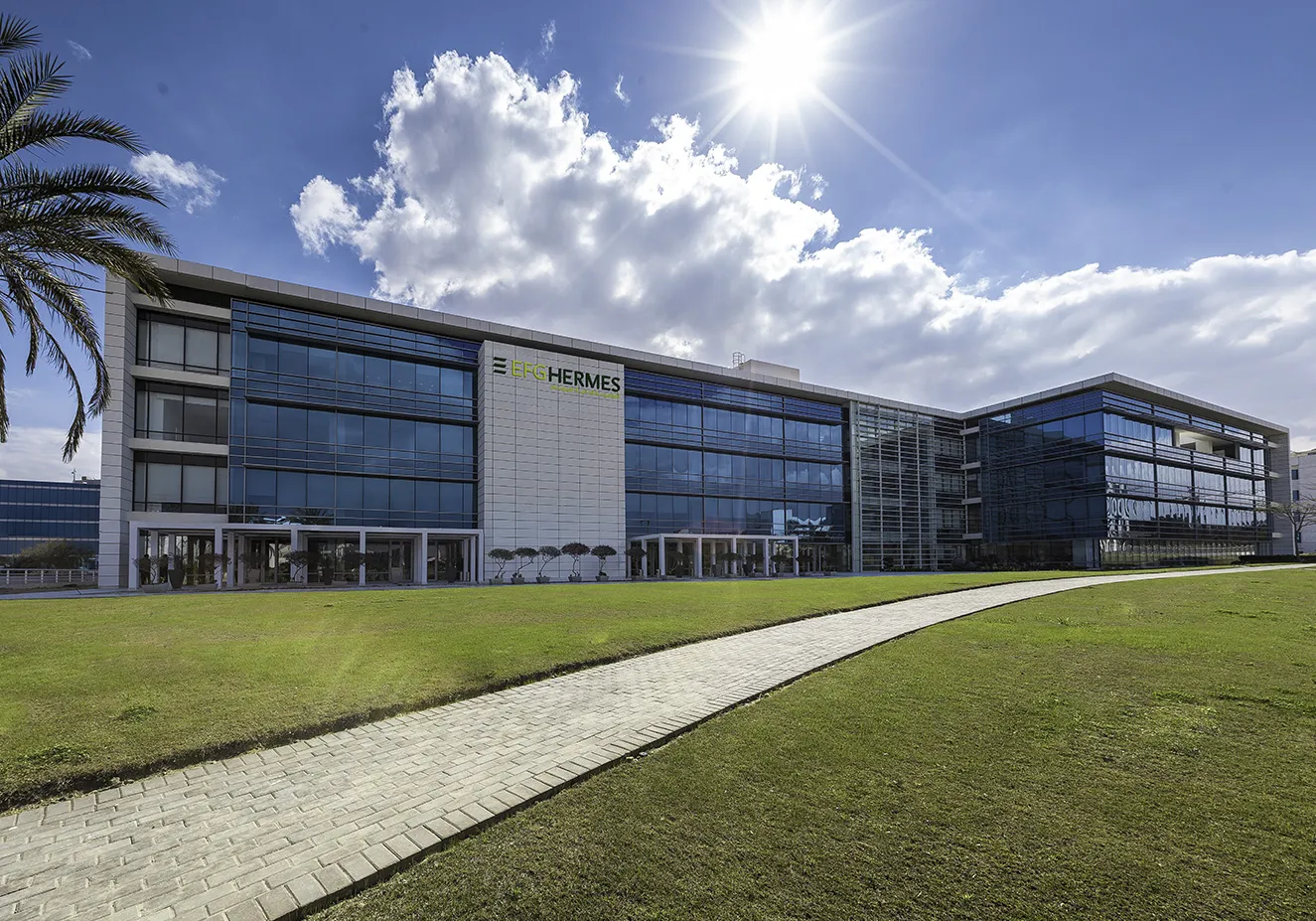 The&nbsp;EFG Hermes headquarters in&nbsp;Giza, Egypt.