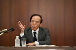 インタビューに応じる植田和男日銀総裁（５月 25日）