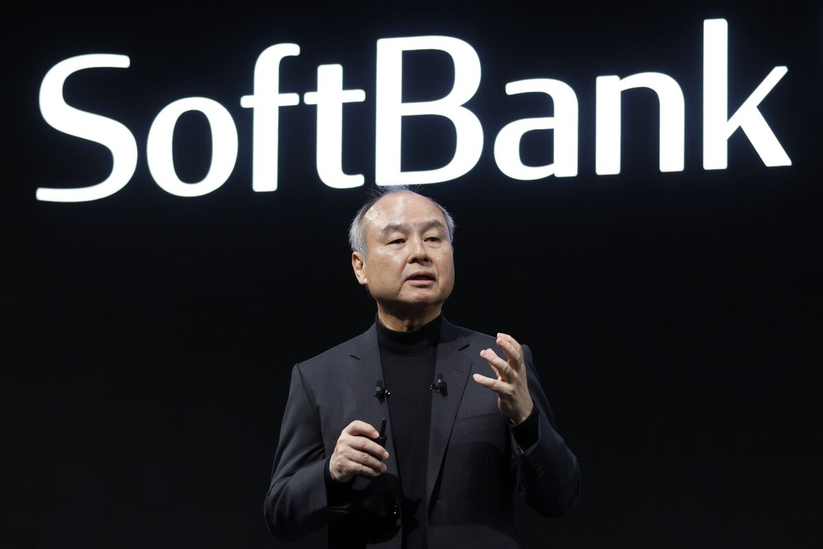 ブルームバーグのニュース記事「ソフトバンクＧ、１Ｑは4218億円の黒字－ＡＩ構想の進展に市場は注目」の画像