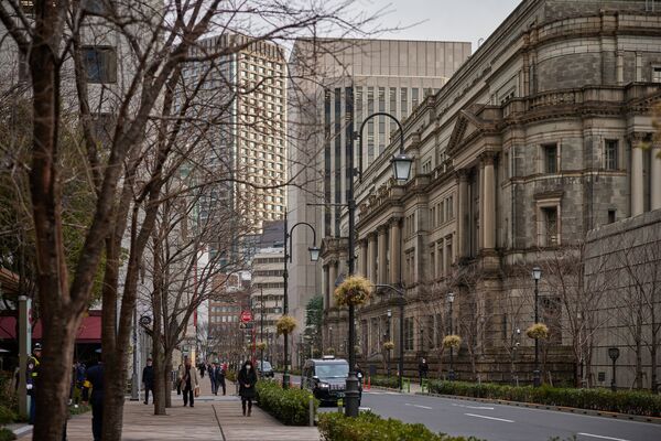 The Bank of Japan (BOJ) headquarters in Tokyo.