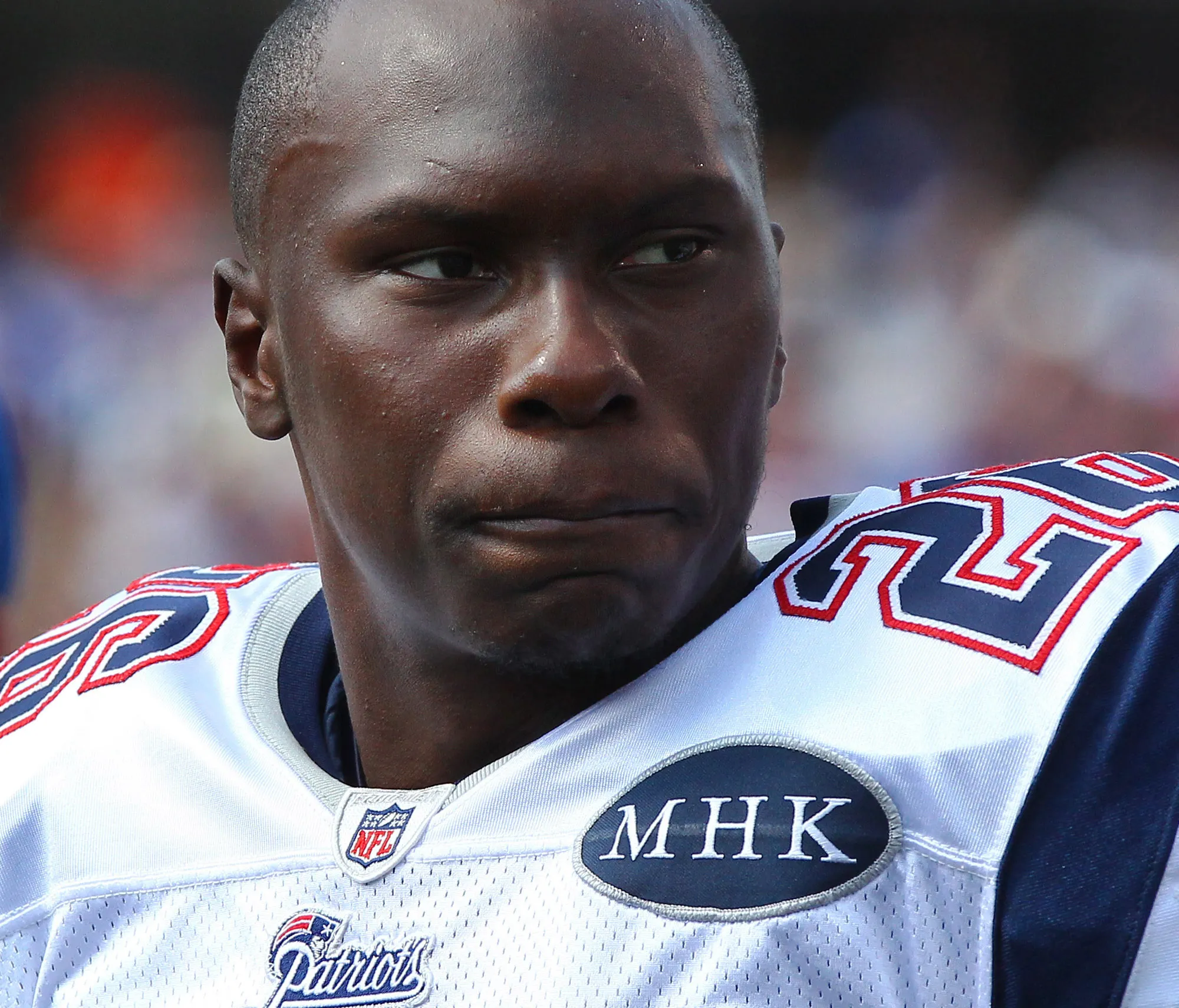 Phillip Adams with&nbsp;the New England Patriots during a game&nbsp;in Orchard Park, New York in 2011.