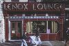 Lenox Lounge in 1994 with pedestrians walking past it
