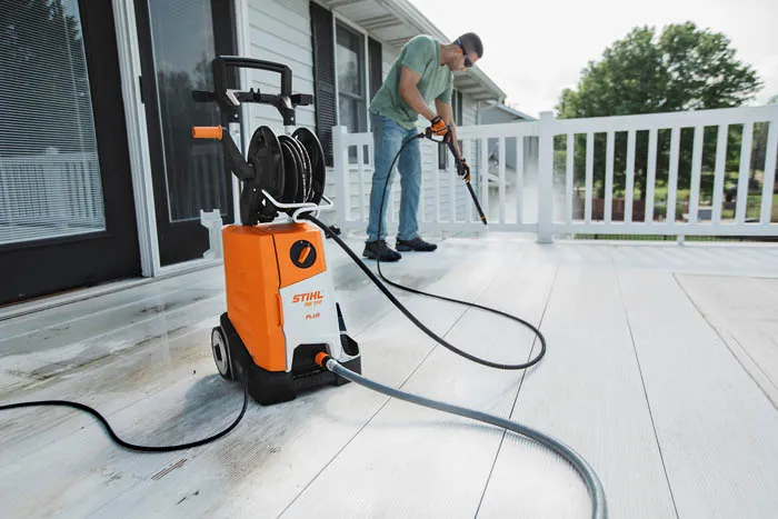 Stihl RE 110 Plus pressure washer.