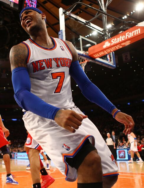 New York Knicks Player Carmelo Anthony