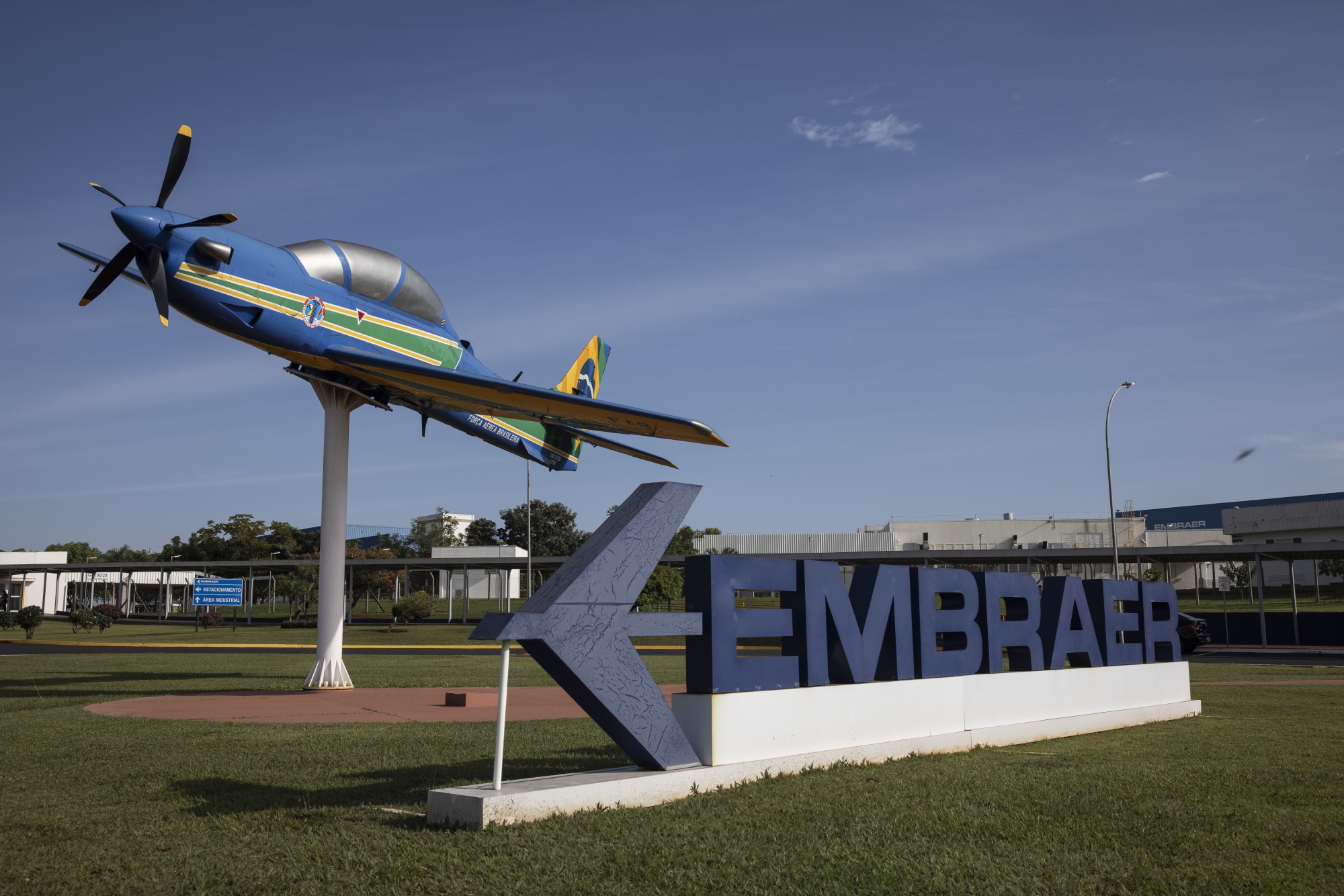 Las instalaciones de Embraer SA en Gaviao Peixoto, Brasil.