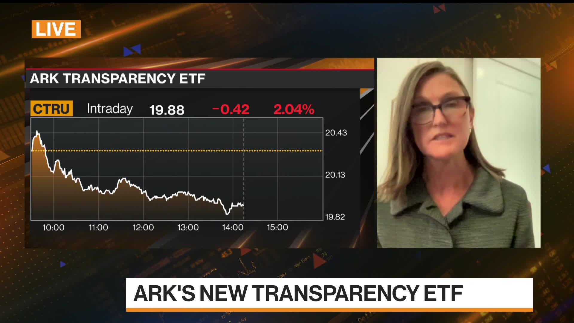 Watch Cathie Wood On New ETF, Investing Strategy - Bloomberg