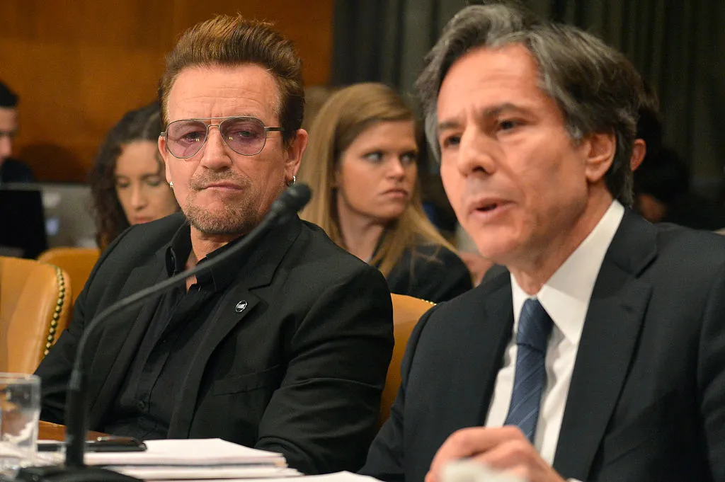 Antony Blinken&nbsp;and a fellow diplomat,&nbsp;2016.