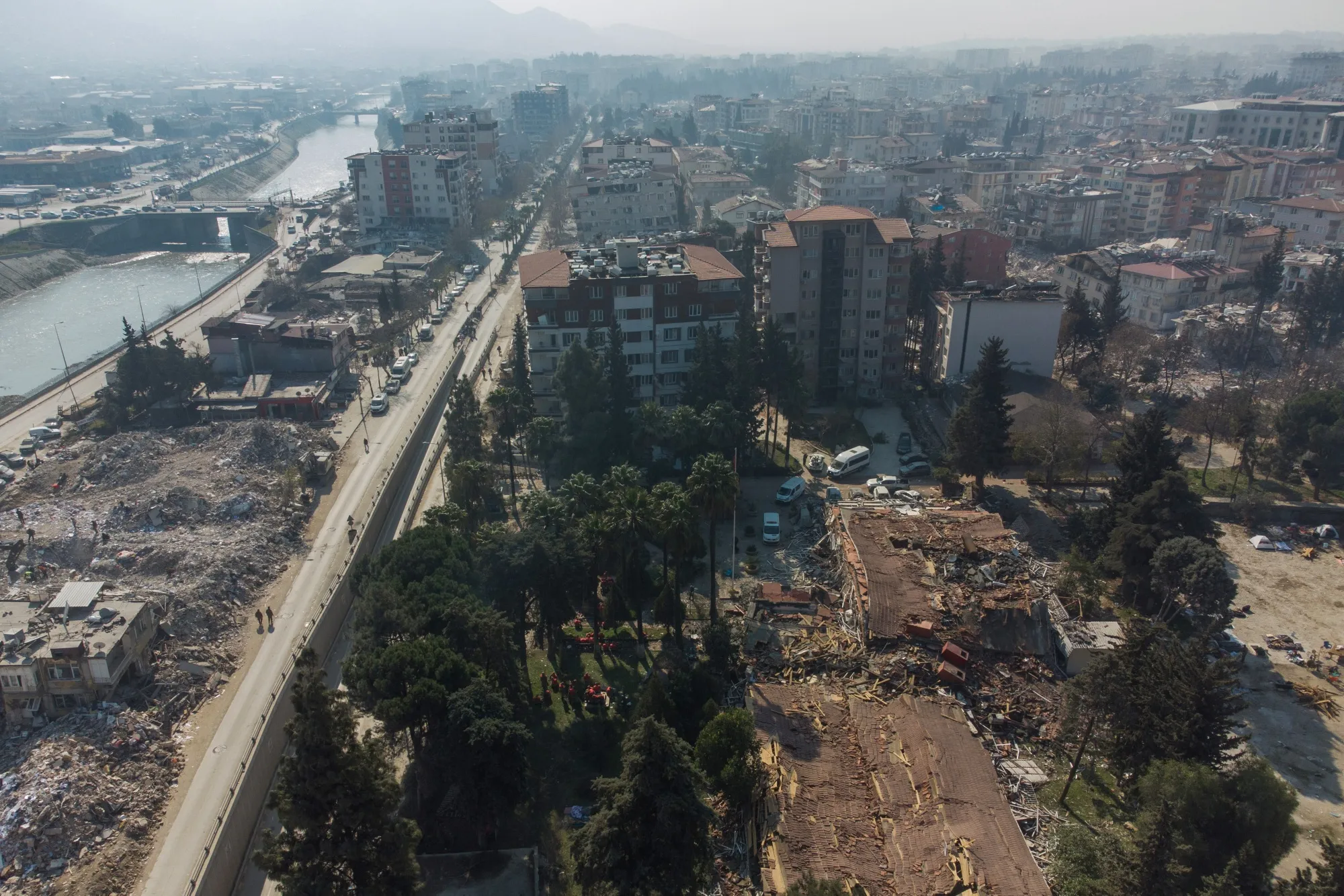 Recep Tayyip Erdogan&nbsp;said around 2.2 million people have left the provinces affected by the earthquakes.