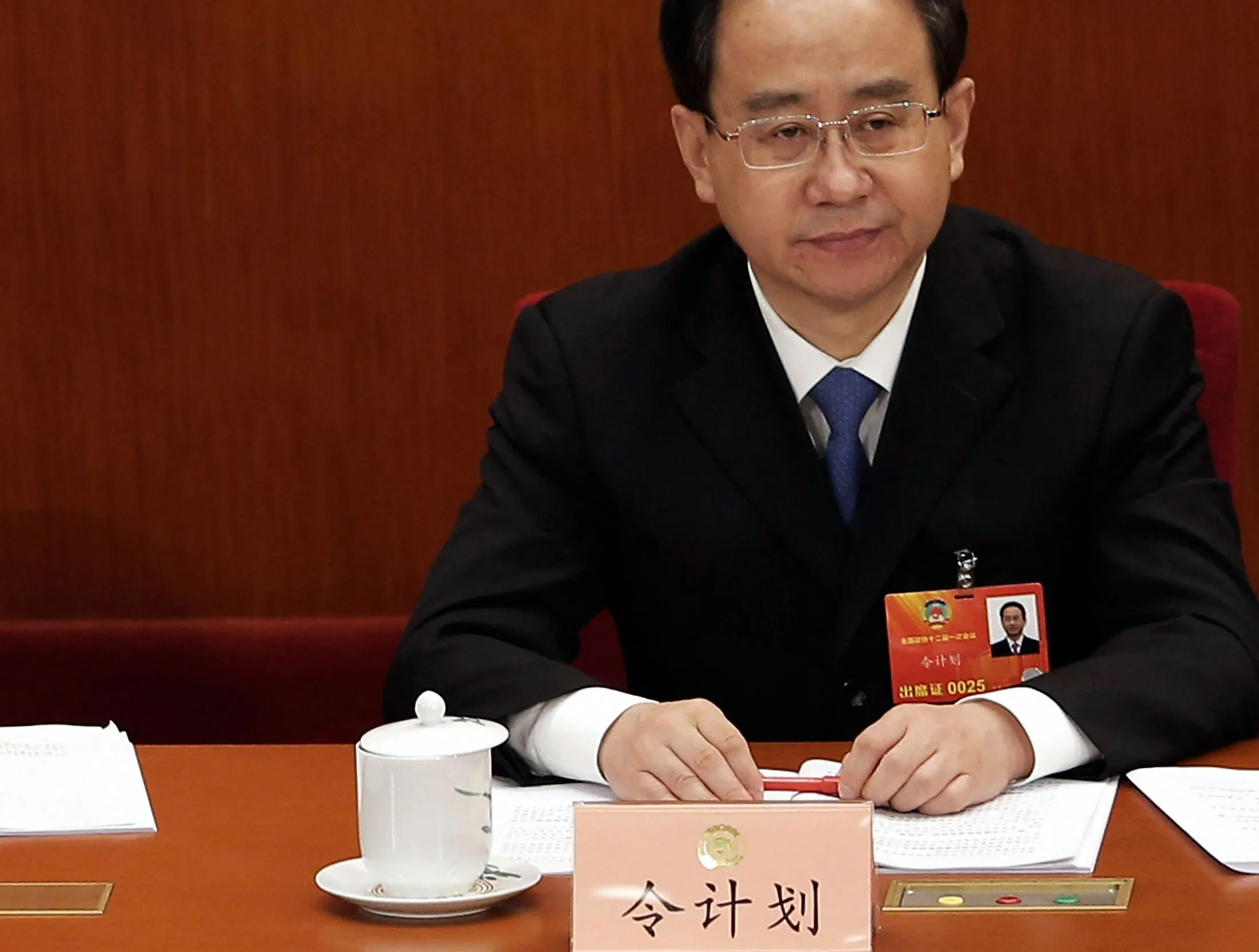 Former secretary of the Central Secretariat of the Communist Party of China Ling Jihua in 2013.
