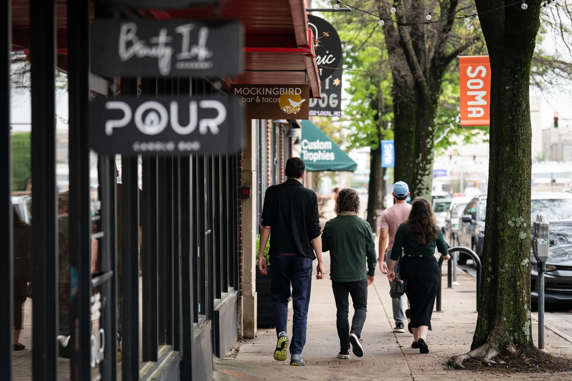 Shoppers in Little Rock, Arkansas.