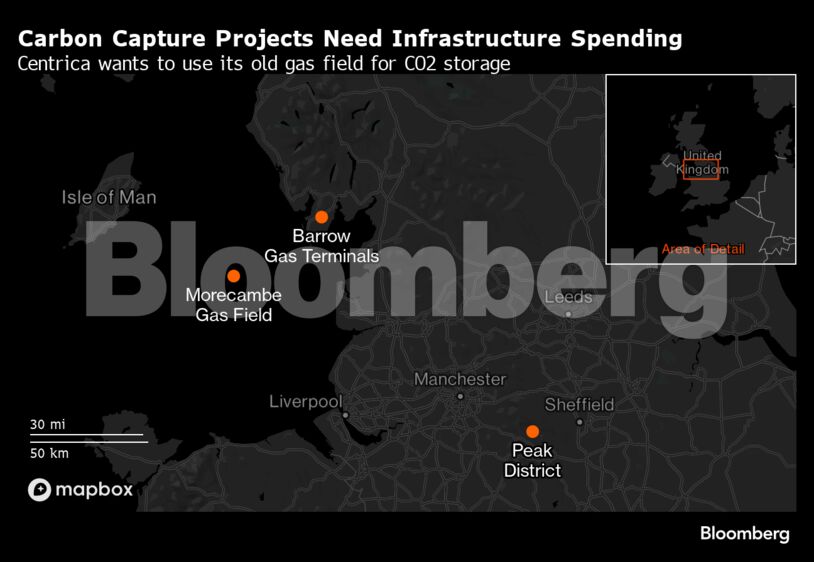 Carbon Capture Projects Need Infrastructure Spending | Centrica wants to use its old gas field for CO2 storage