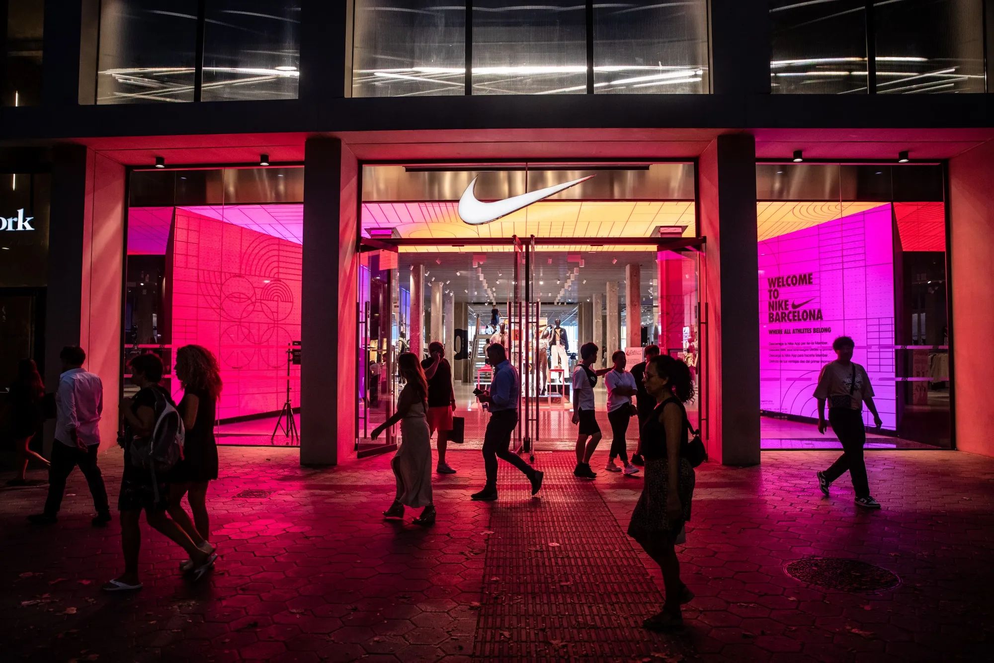 A Nike store&nbsp;in Barcelona, Spain.