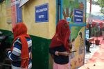 A Covid-19 vaccination center at a school in New Delhi, on Nov. 24.&nbsp;
