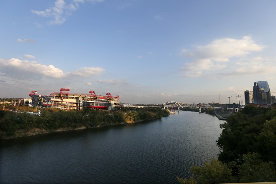 Nashville's Cumberland River is prone to flooding.