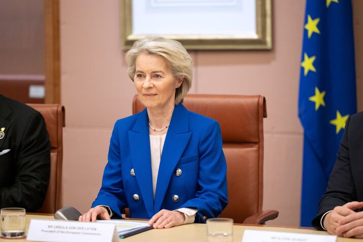 EU President Ursula von der Leyen Visits Australia