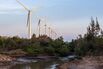 Wind Farm and Transmission Towers in Vietnam