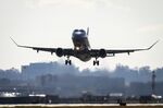 A United Airlines plane takes off from Ronald Reagan Washington National Airport.