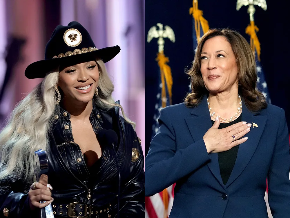 Beyonce and Kamala Harris