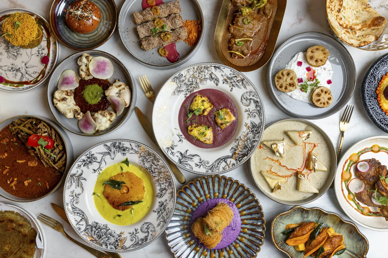 A selection of dishes at the dynamic new Bungalow.