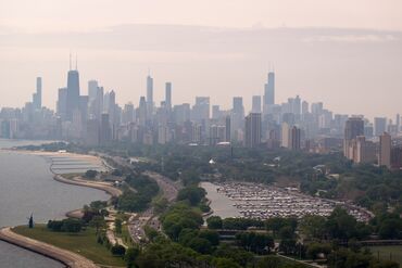 Smoke From Canadian Wildfires Visible Over Upper Midwest
