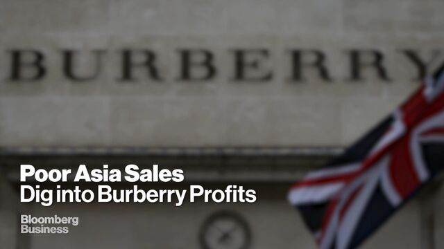 Burberry to Slash CEO Bailey's Pay Amid Chinese Sales Slump