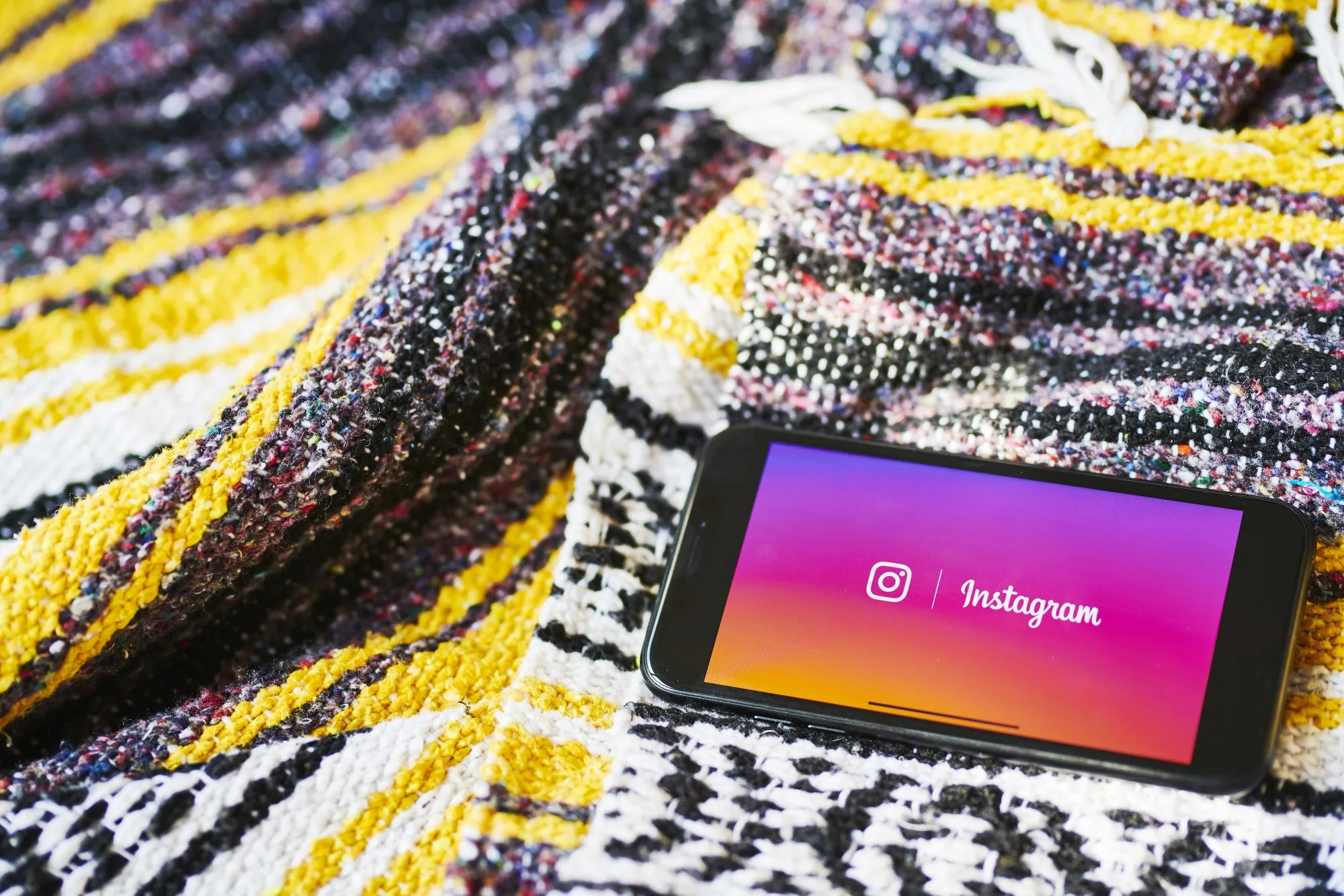 Instagram on an iPhone.