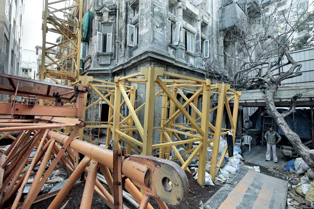 Mukund Mansion will become a parking garage for residents of a luxury tower next door