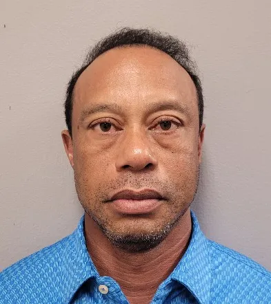 Tiger Woods after his arrest on March 27, in Florida.