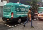 A Chariot commuter shuttle in New York.