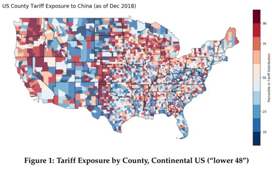 Chinese Tariffs Hit U.S. Car Sales, Jobs in Trade-Heavy Counties