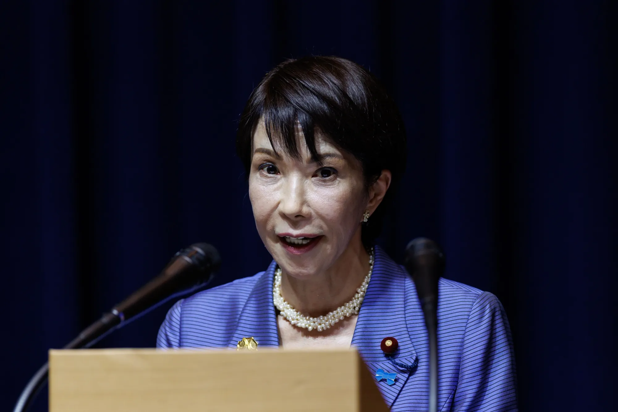 Japanese Prime Minister Sanae Takaichi