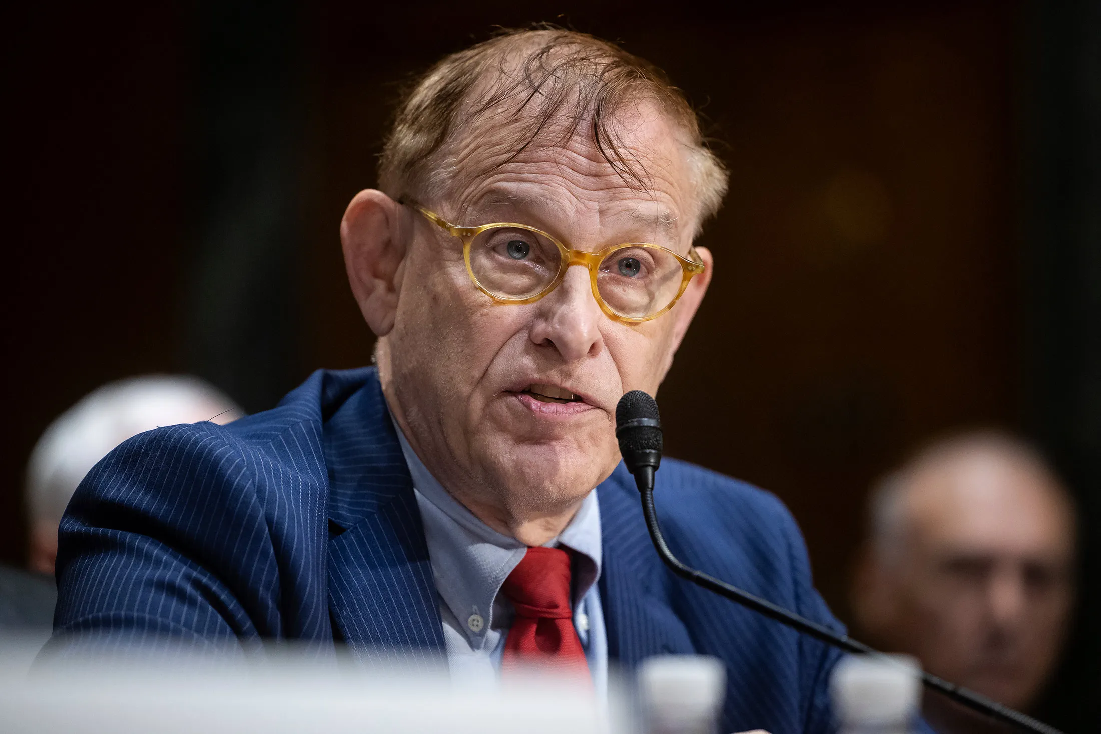 Donald Korb&nbsp;testifies before the Senate Finance Committee on Capitol Hill in Washington on Sept. 10.