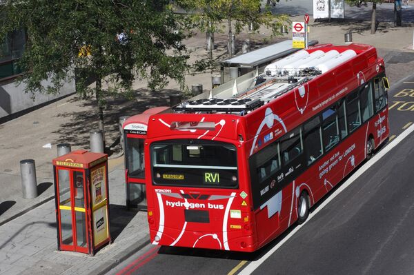 Hydrogen Bus, London, England, transport, pollution