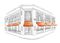 Illustration showing 45 Jermyn St.