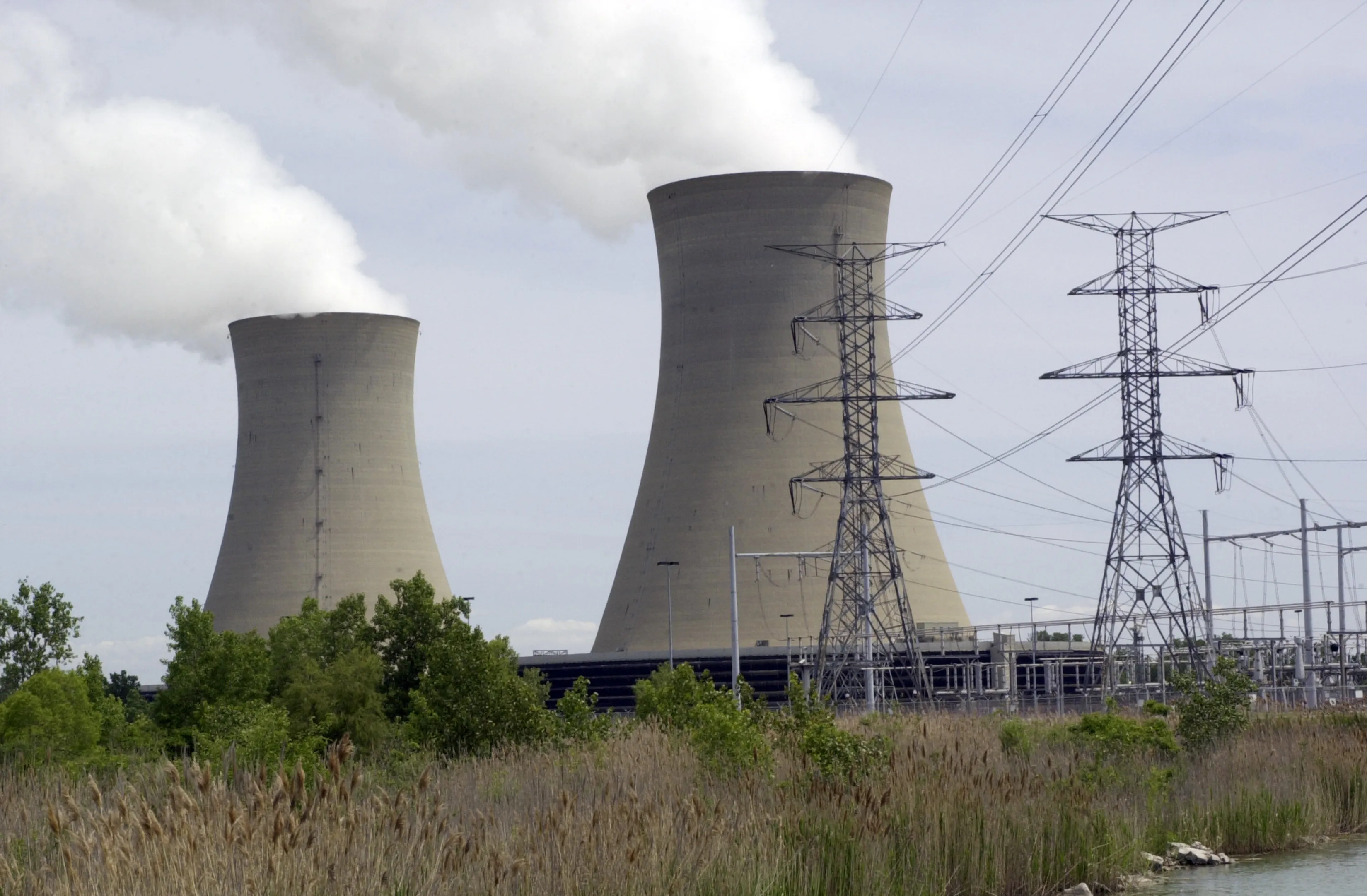 The Fermi 2 nuclear plant.
