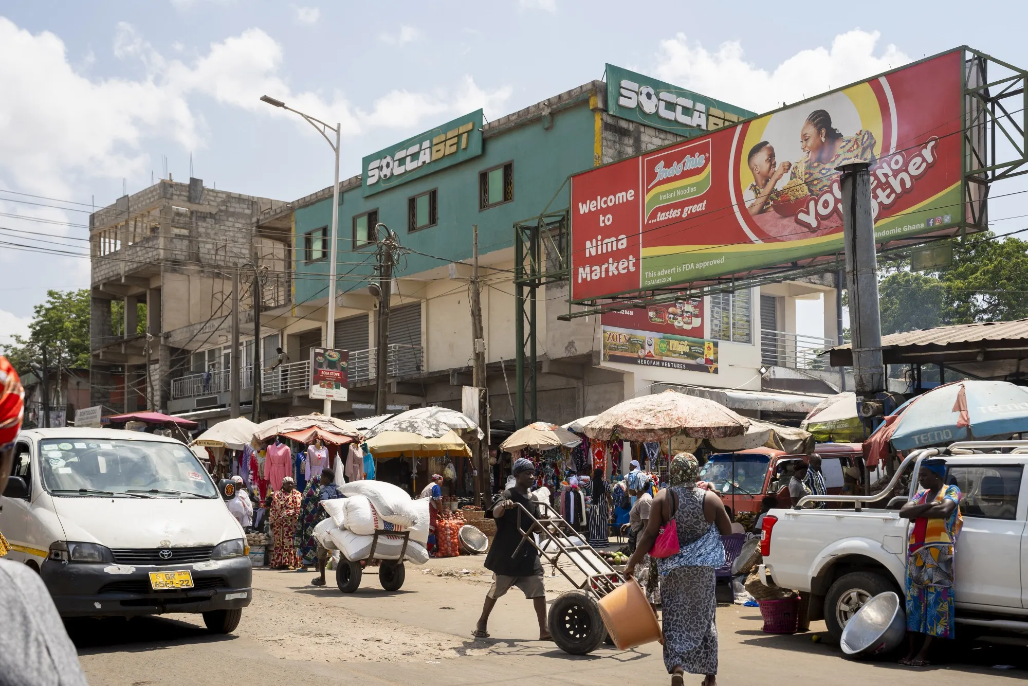 Downtown Accra, Ghana.