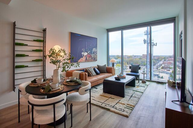 A model apartment in the Mitchell. 