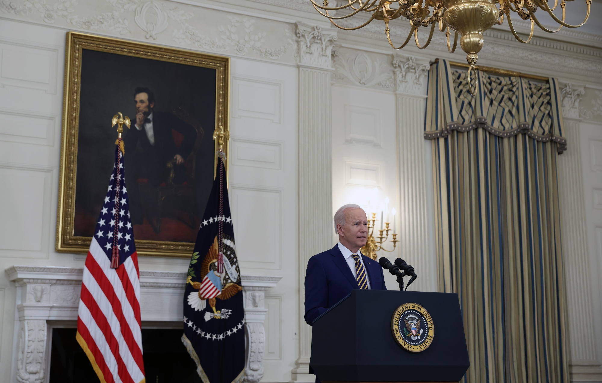 President Biden Delivers Remarks On Covid-19 Response And Vaccination