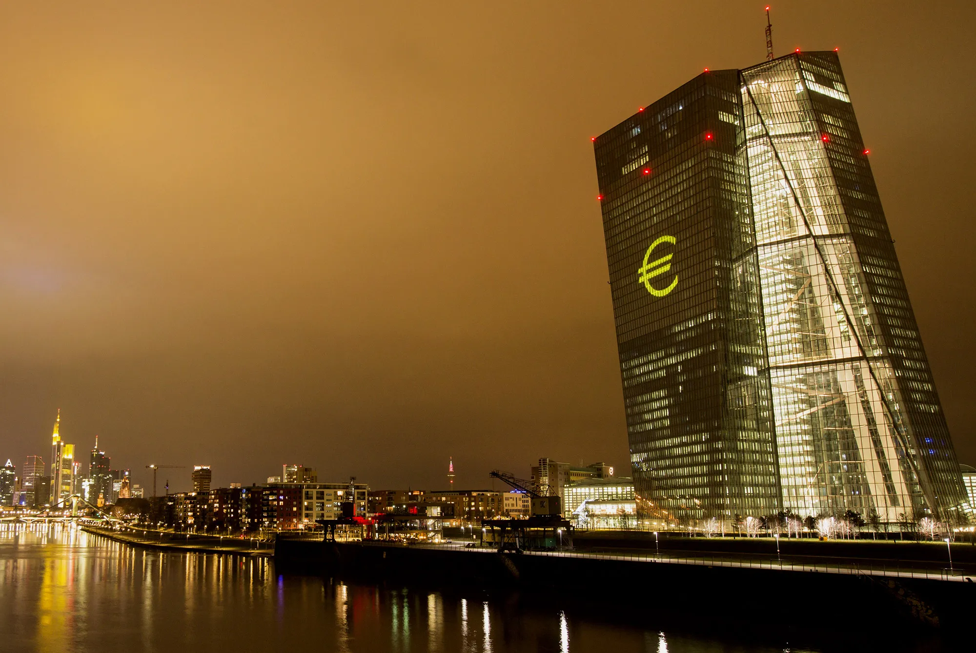 European Central Bank&nbsp;headquarters in Frankfurt.