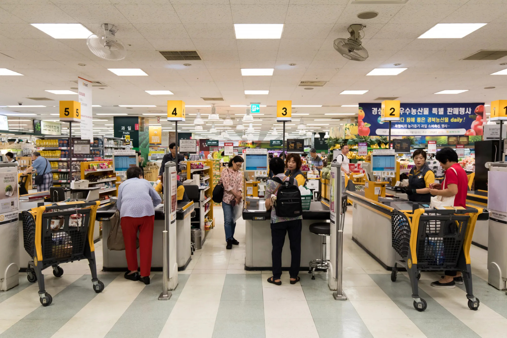 Retail Economy Inside The I'Park Mall As South Korea Plans Biggest Budget Increase in 10 Years