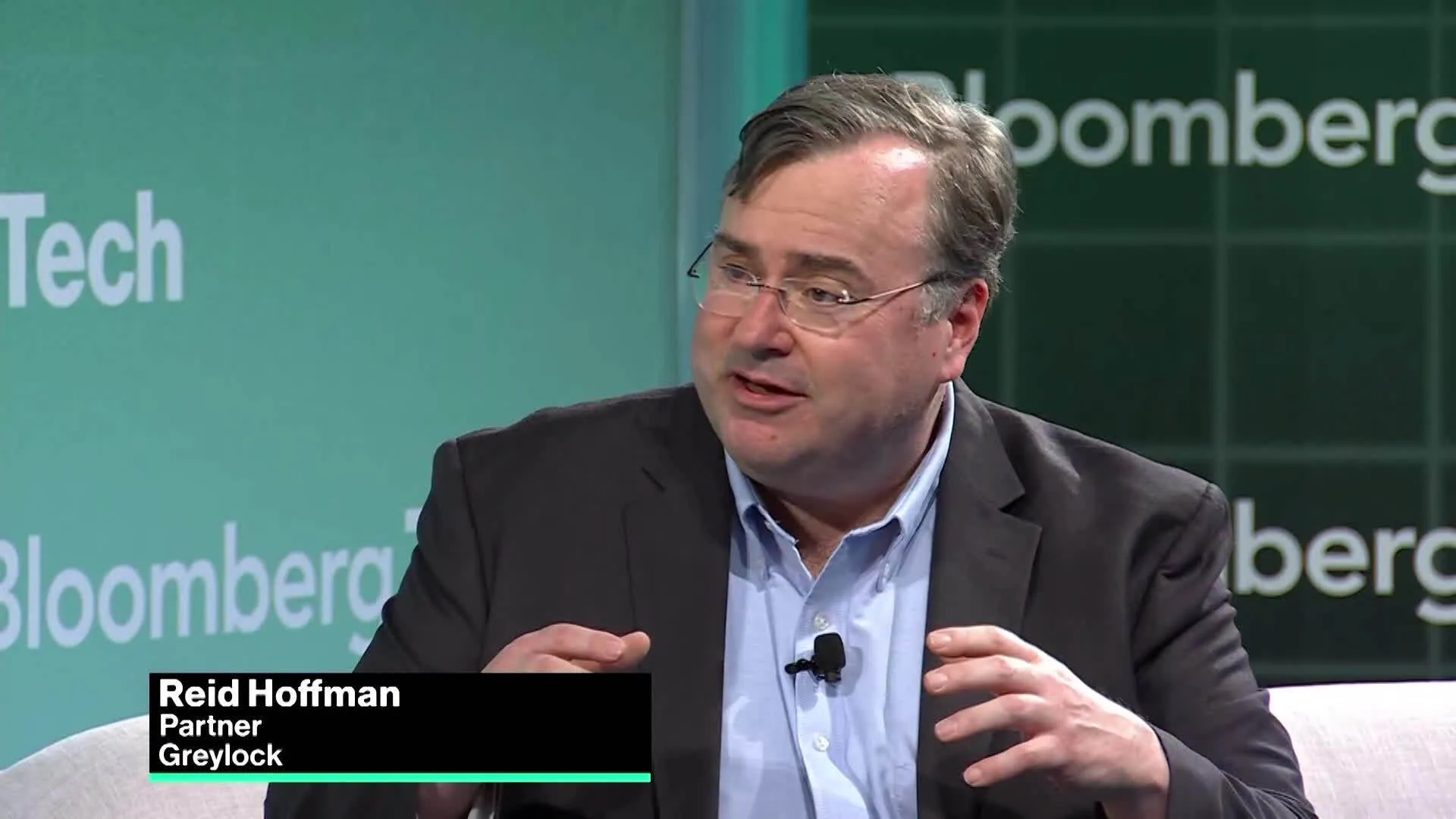 Watch AI Generated & Human Hoffman Talk Tech - Bloomberg