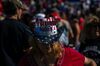 An attendee awaits the arrival of Donald Trump at a Make America Great Again rally in Prescott, Arizona, on Oct. 19.