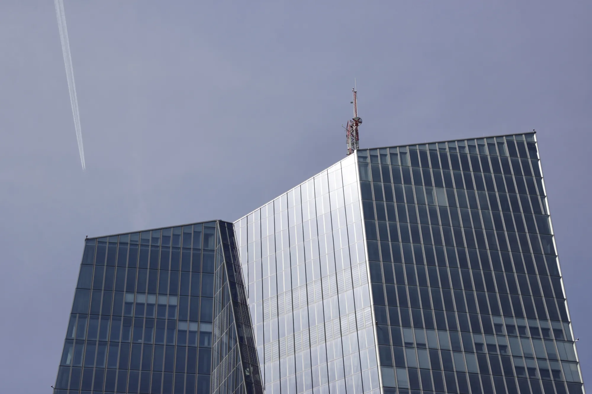 The European Central Bank (ECB) headquarters in Frankfurt.