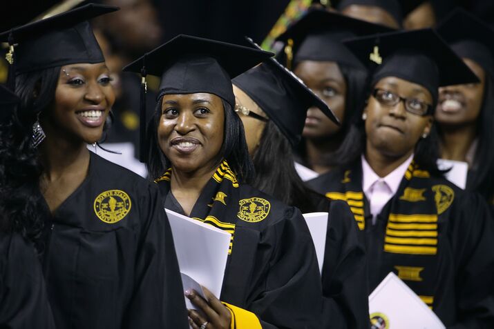Michelle Obama Gives Speech At Bowie State University Commencement