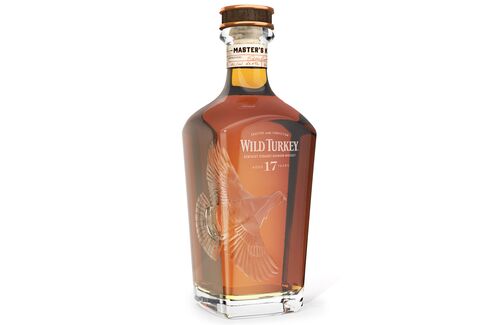 A premium bottle holds the 17-year-old liquid.