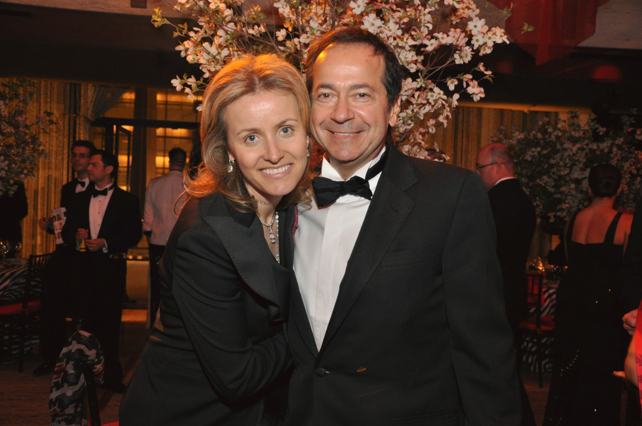 Jenny and John Paulson attend a benefit in New York, in 2011.
